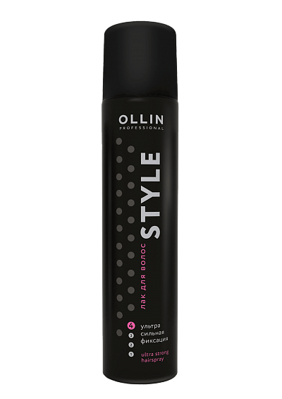 Лак для волос ультрасильной фиксации  50мл OLLIN STYLE
