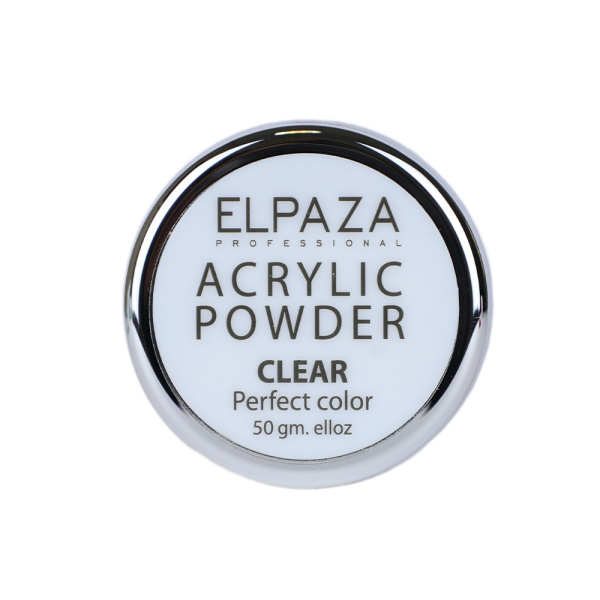 Акриловая пудра Acrylic Powder Clear 50 мг Elpaza
