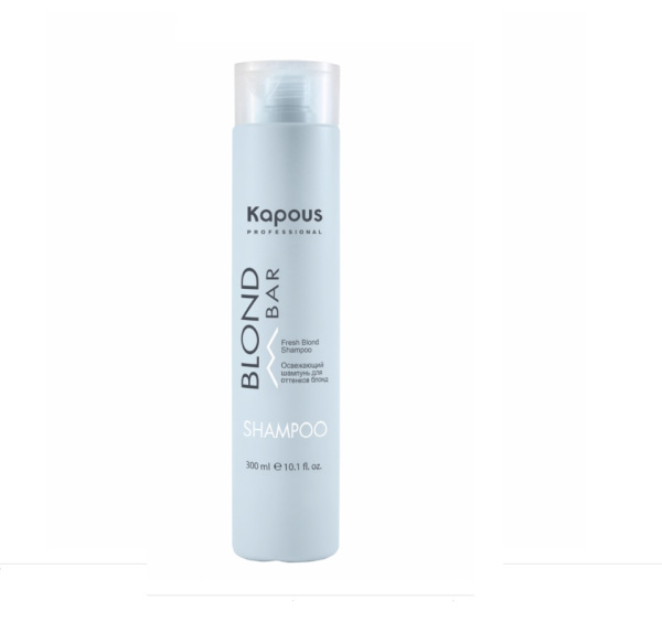 Освежающий шампунь для волос оттенков блонд серии “Blond Bar”, 300 мл Kapous