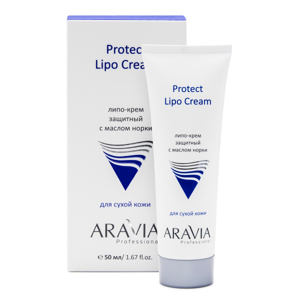 Липо-крем защитный с маслом норки Protect Lipo Cream, 50 мл ARAVIA Professional